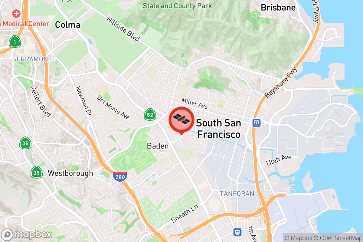 Static map screenshot of the place