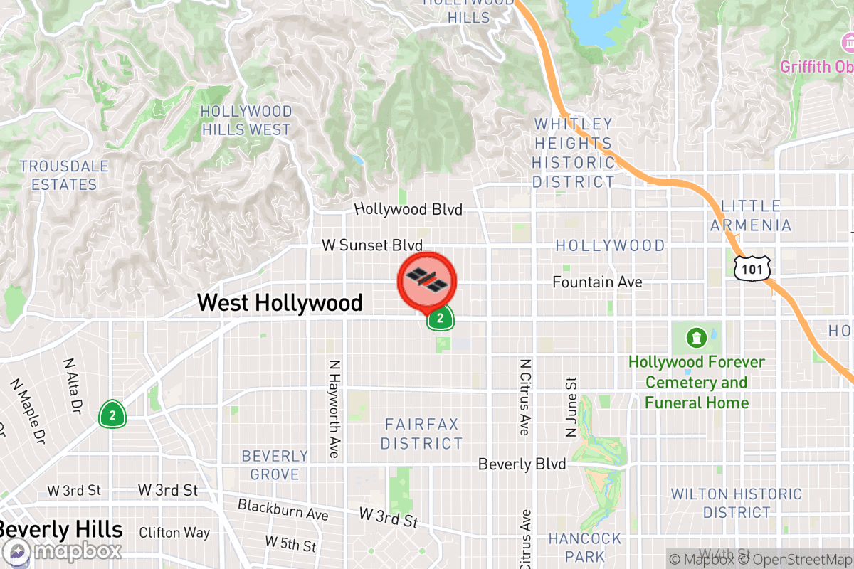 Static map screenshot of the place