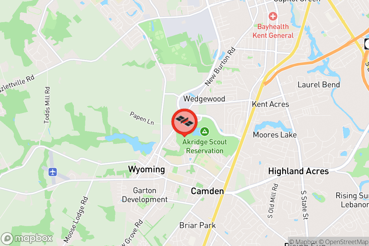 Static map screenshot of the place