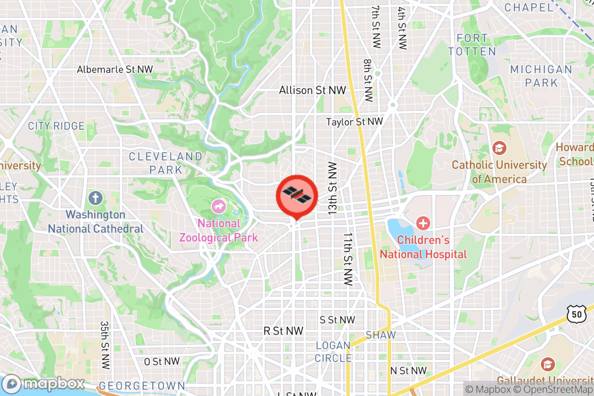 Static map screenshot of the place