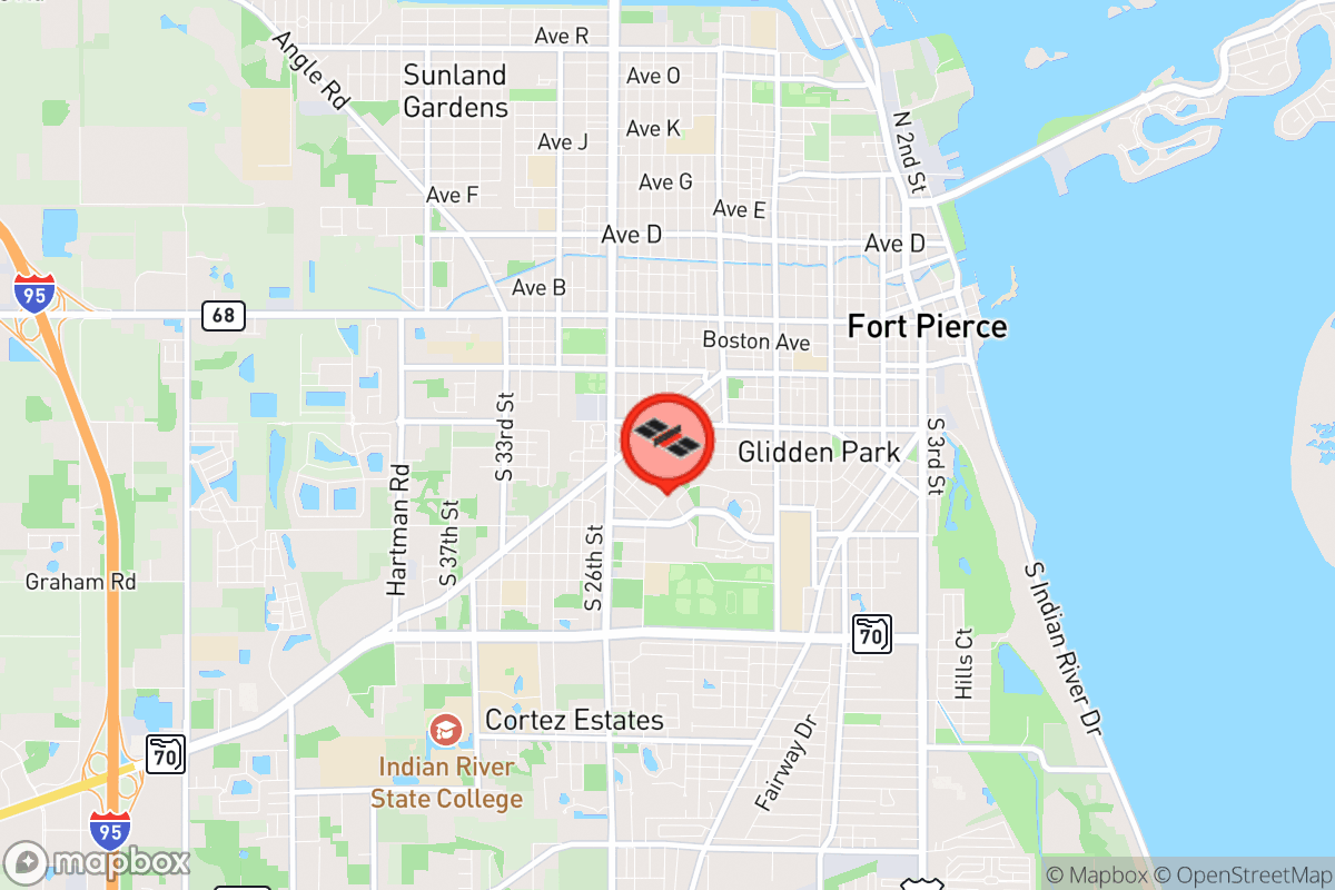 Static map screenshot of the place