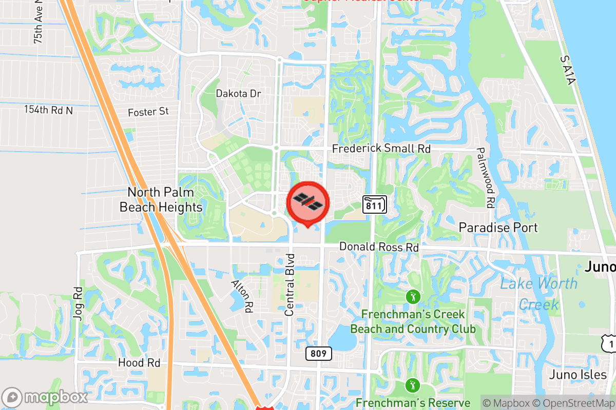 Static map screenshot of the place