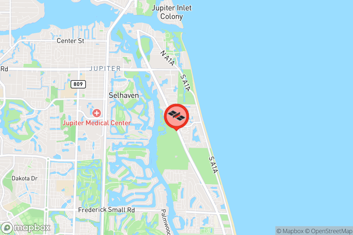 Static map screenshot of the place