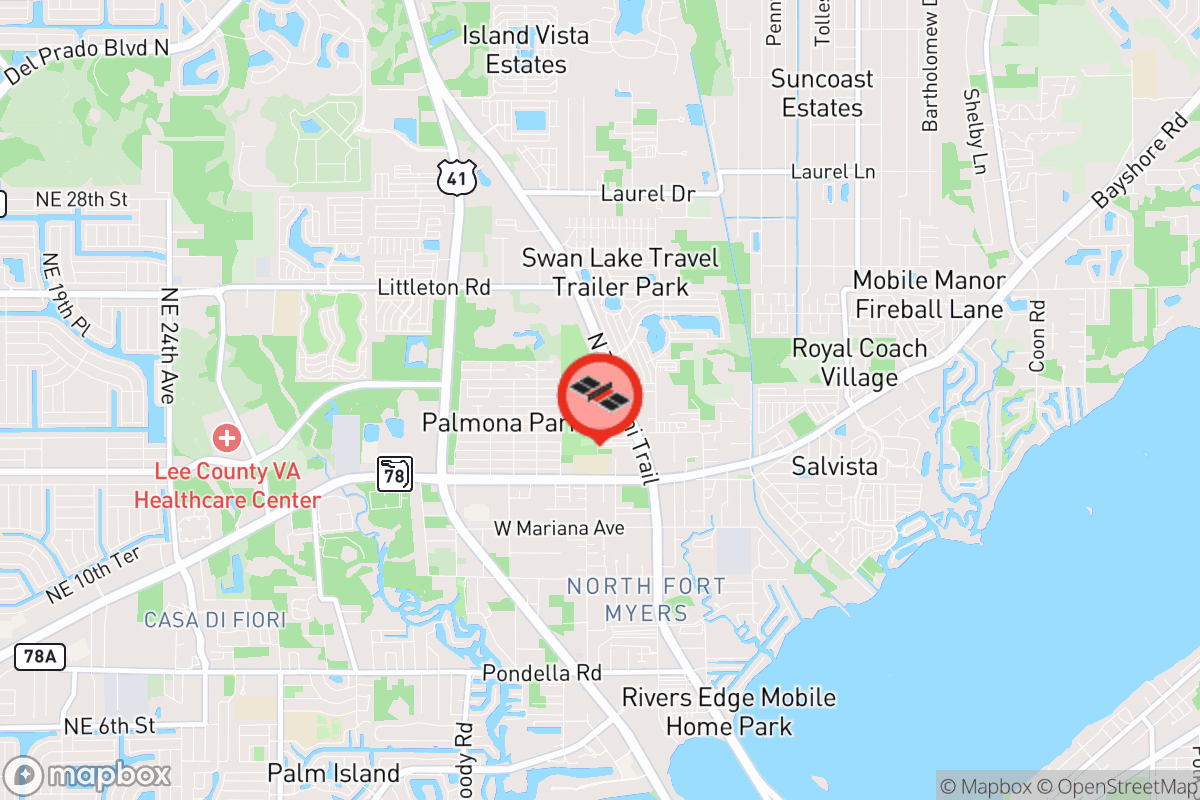 Static map screenshot of the place