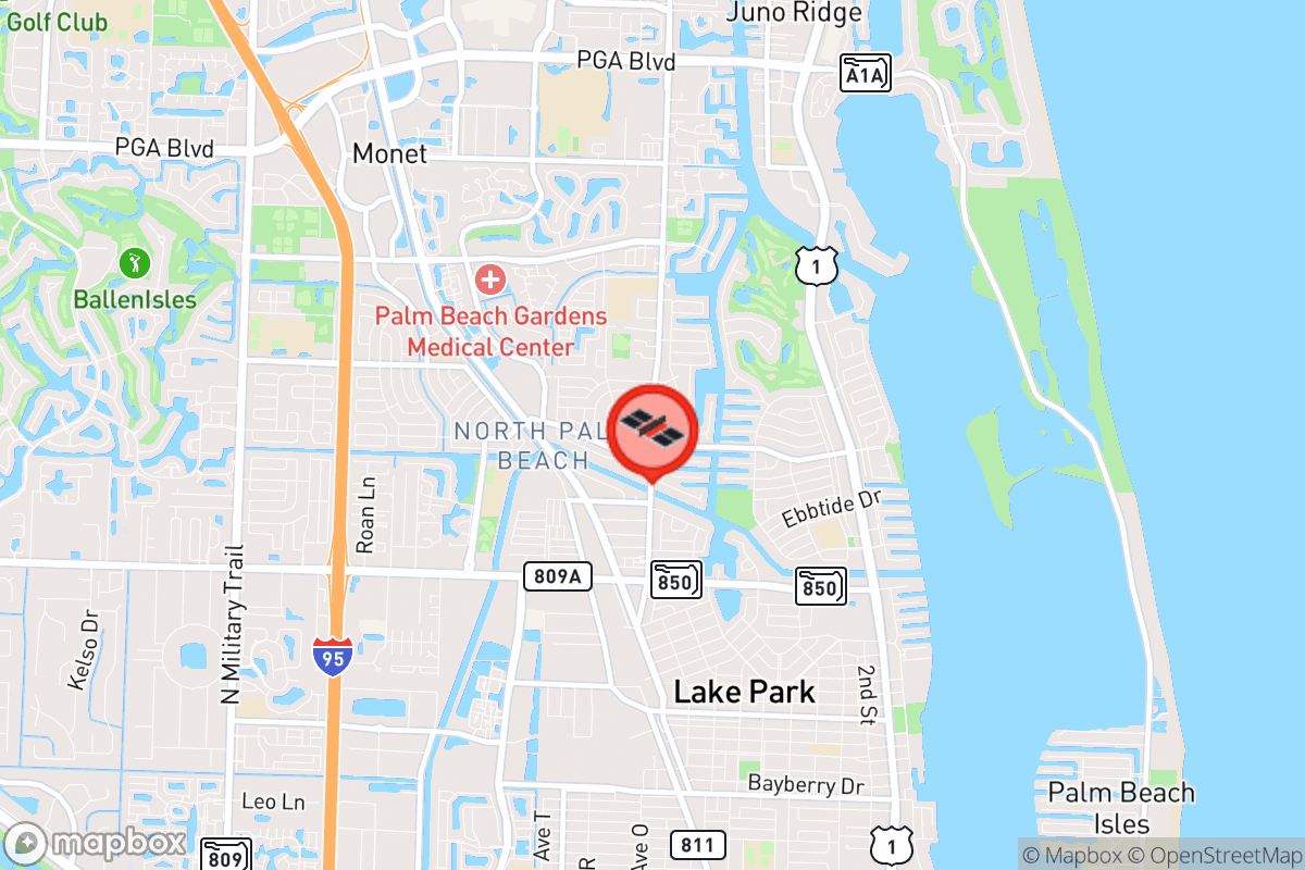 Static map screenshot of the place