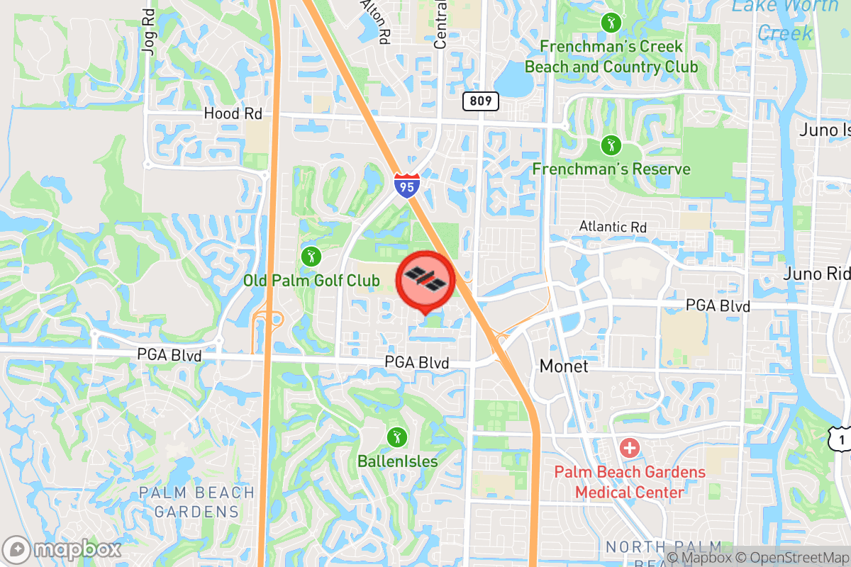 Static map screenshot of the place