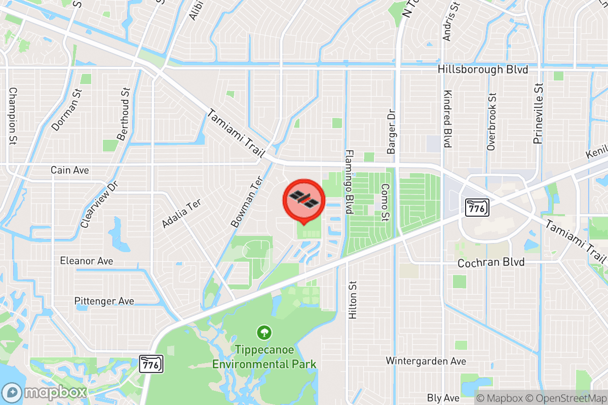 Static map screenshot of the place