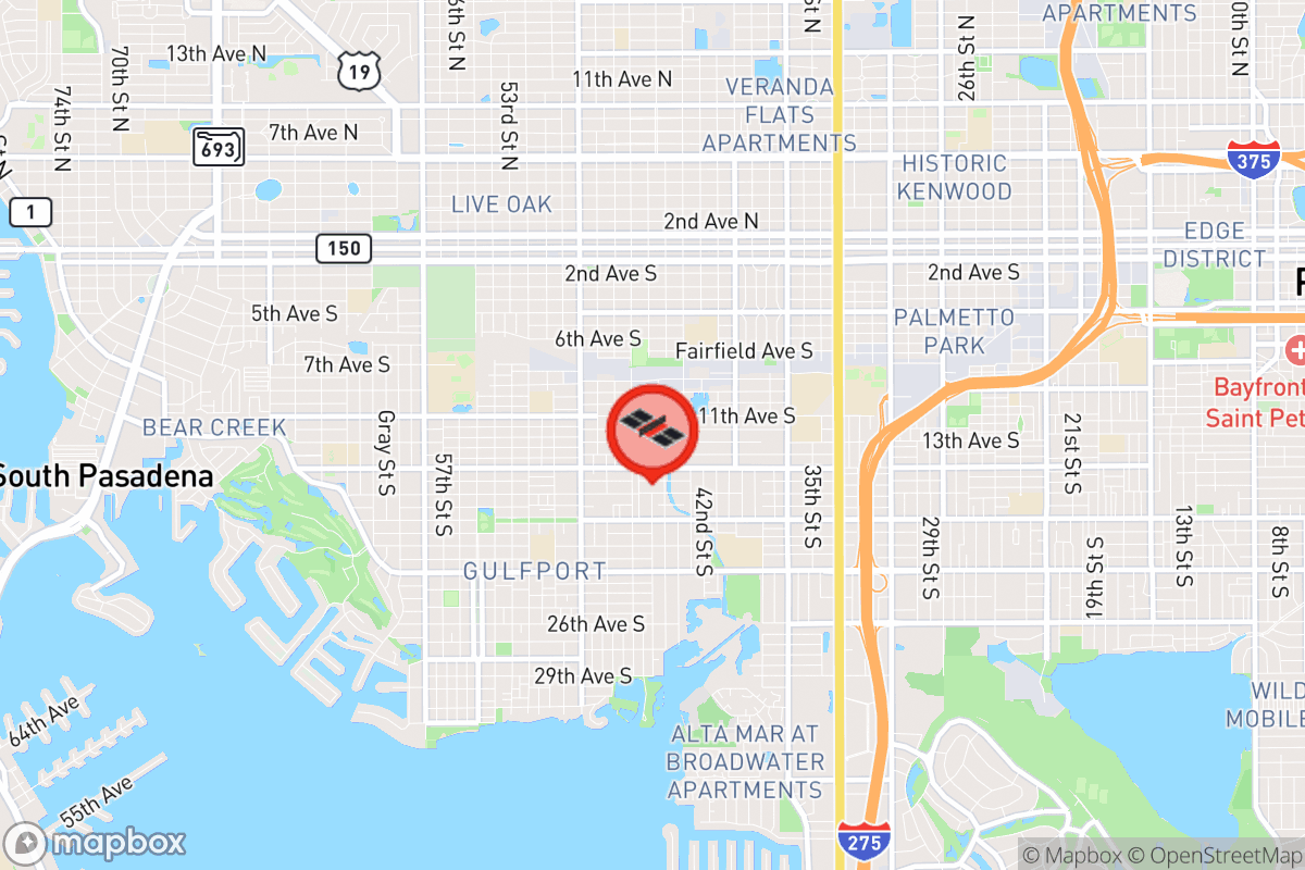 Static map screenshot of the place