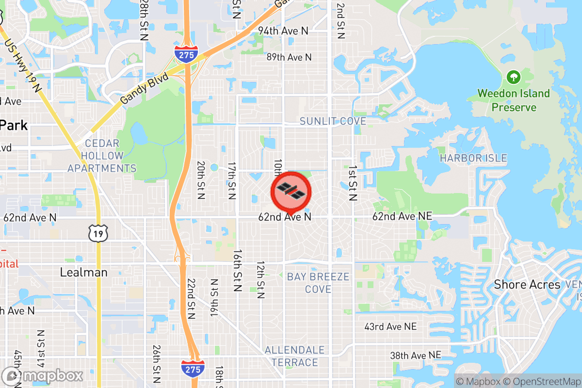 Static map screenshot of the place