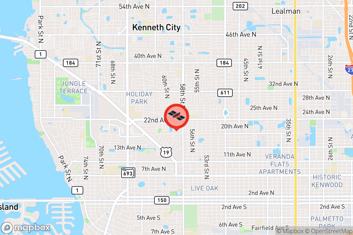 Static map screenshot of the place