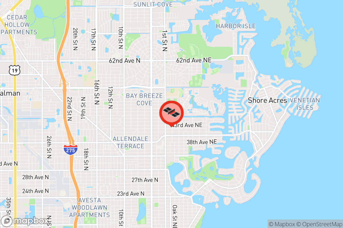 Static map screenshot of the place