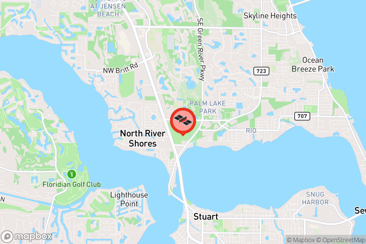 Static map screenshot of the place