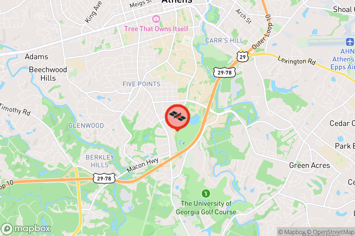 Static map screenshot of the place