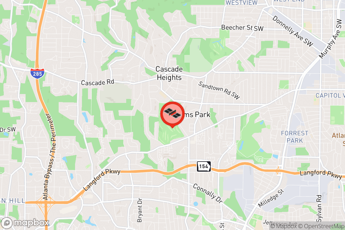 Static map screenshot of the place