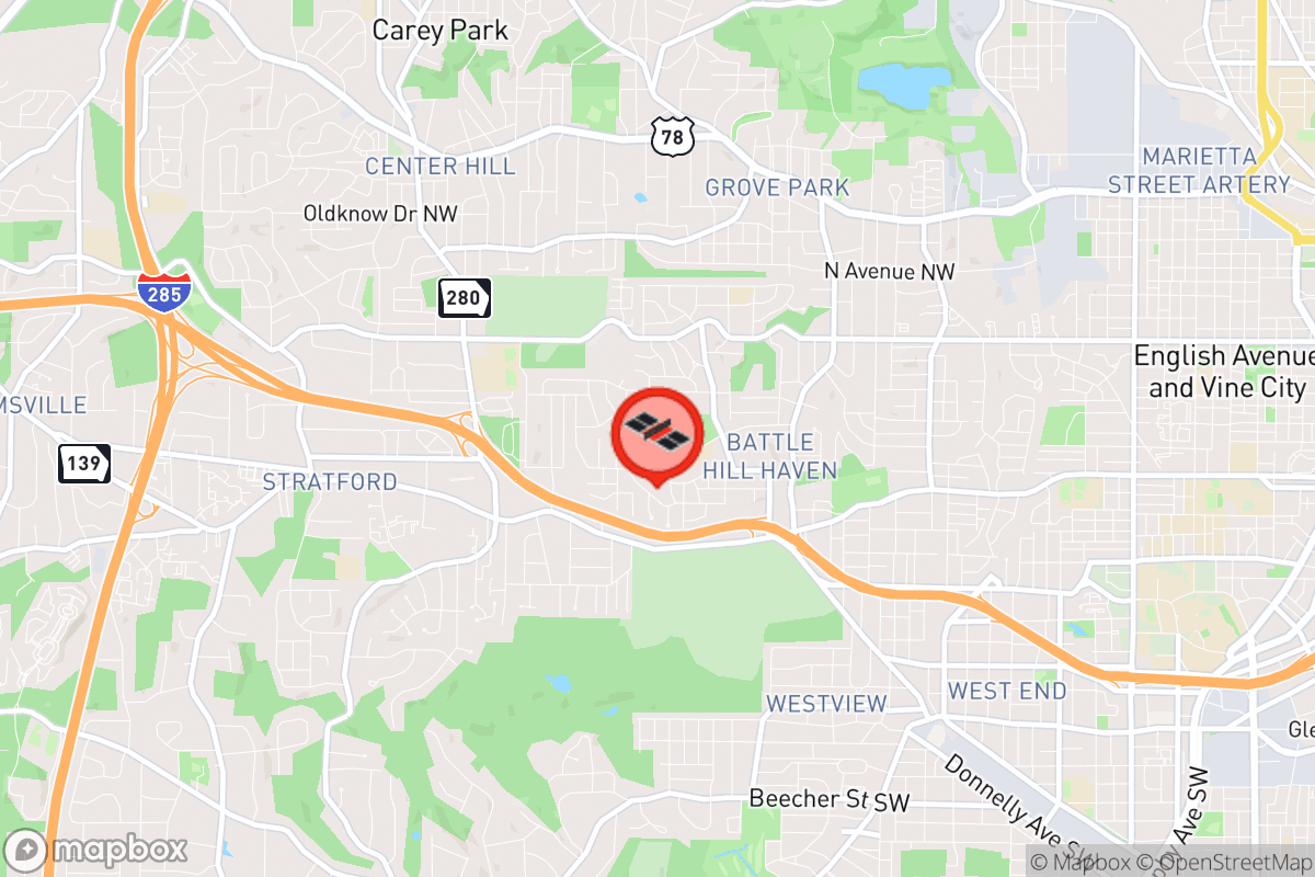 Static map screenshot of the place