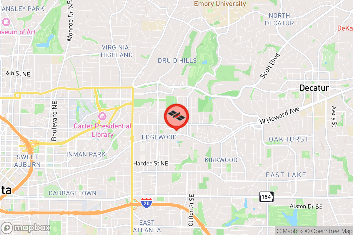 Static map screenshot of the place