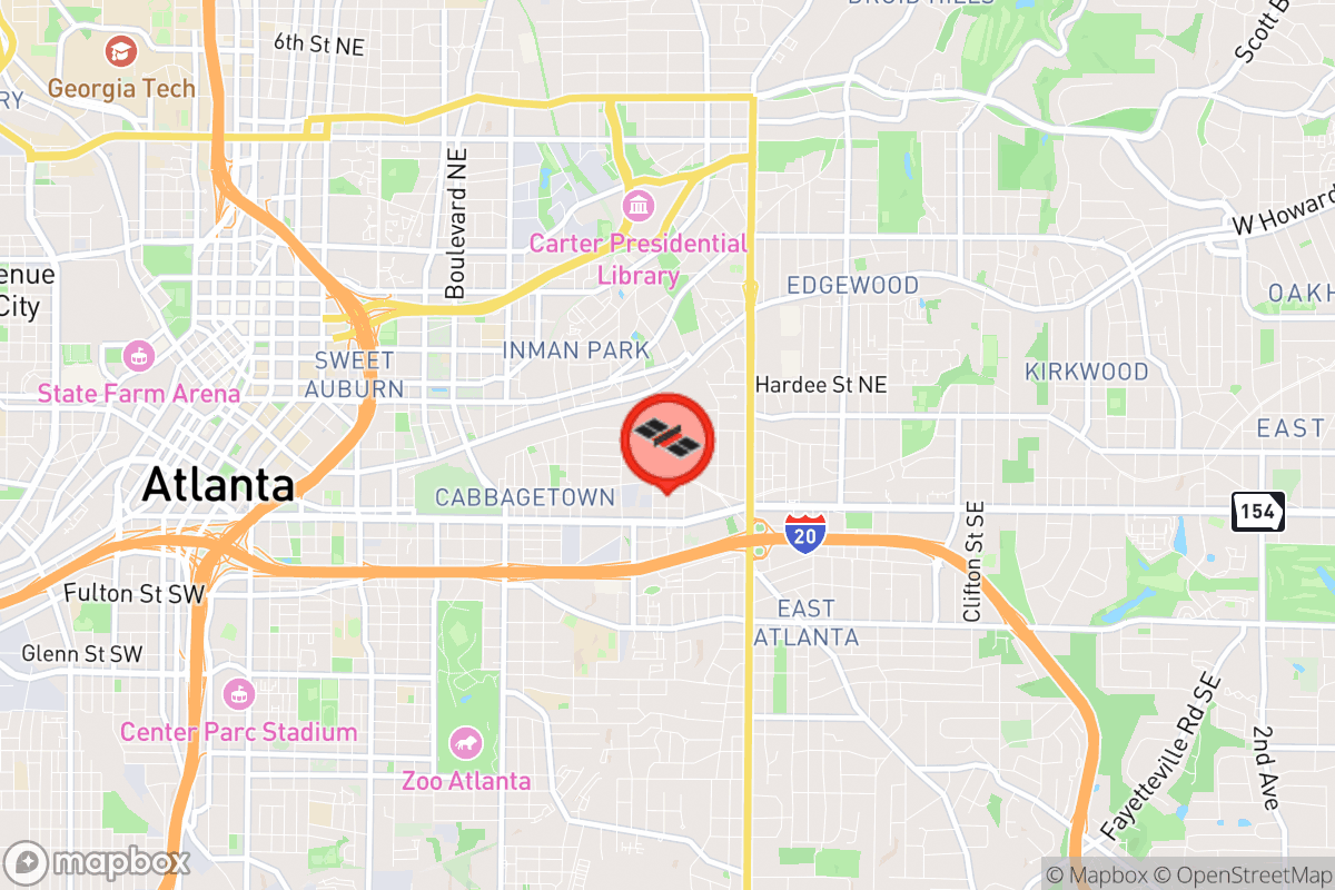 Static map screenshot of the place