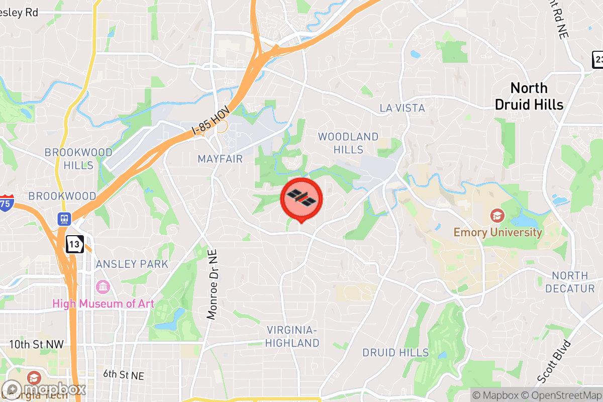 Static map screenshot of the place