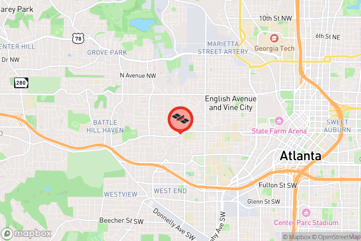 Static map screenshot of the place