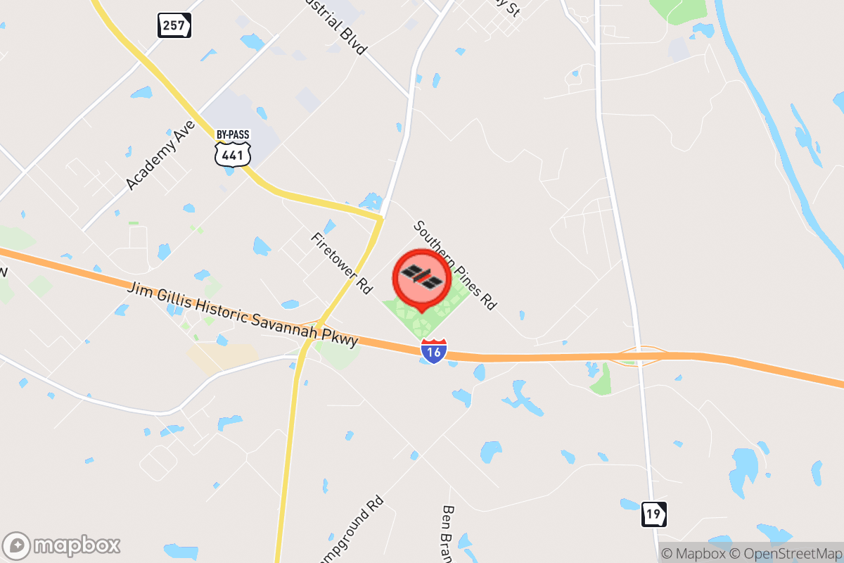 Static map screenshot of the place