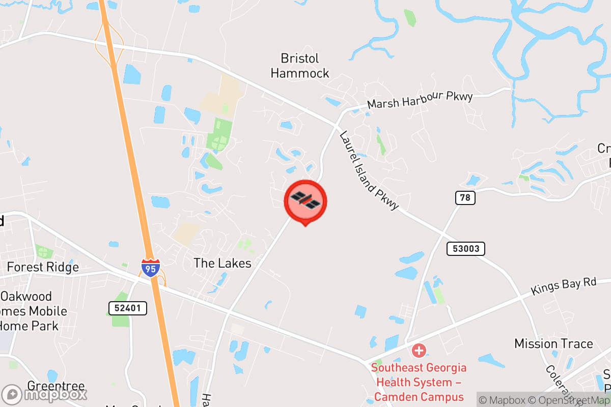 Static map screenshot of the place