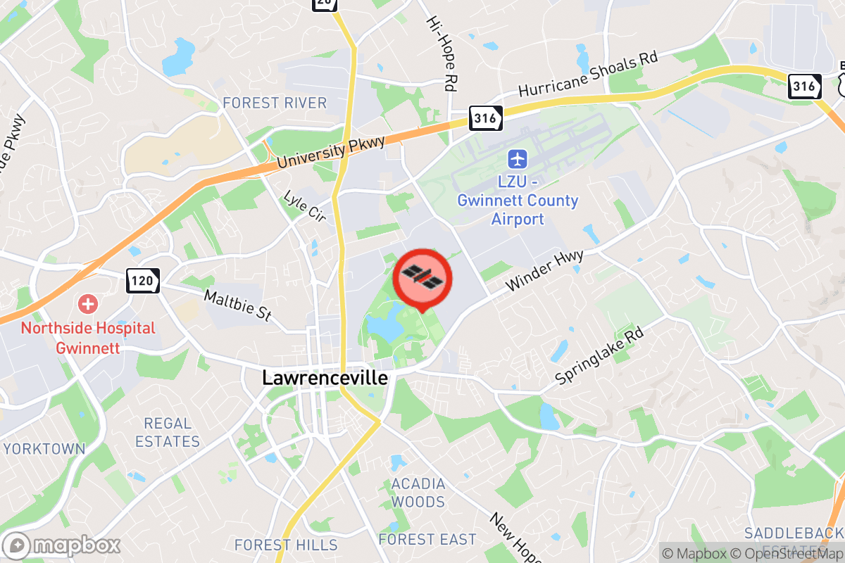 Static map screenshot of the place