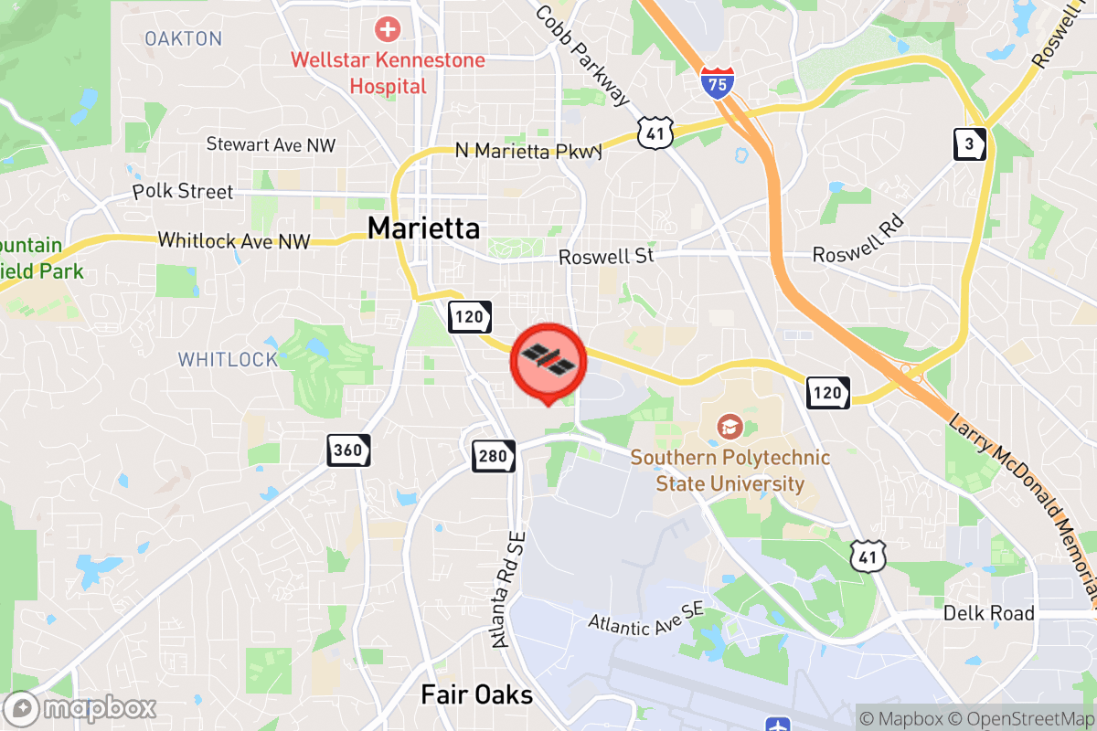 Static map screenshot of the place