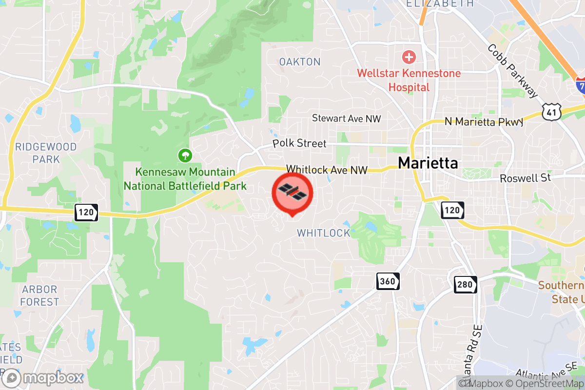 Static map screenshot of the place