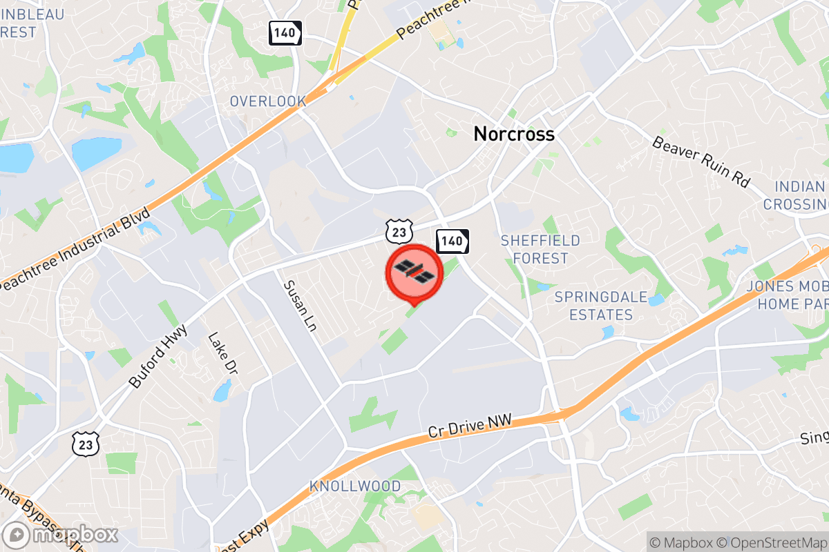 Static map screenshot of the place