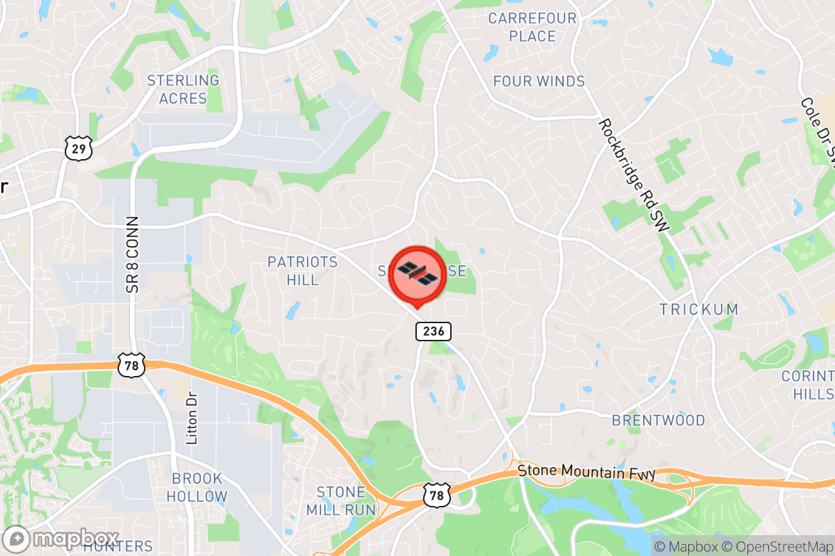 Static map screenshot of the place