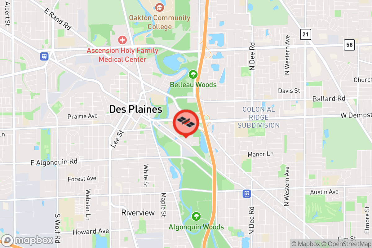 Static map screenshot of the place