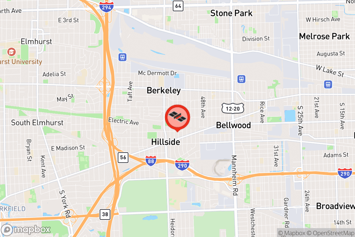 Static map screenshot of the place