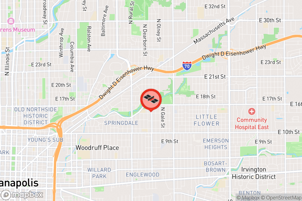 Static map screenshot of the place