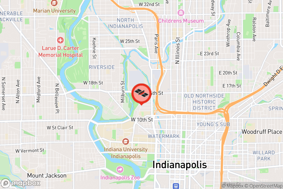 Static map screenshot of the place