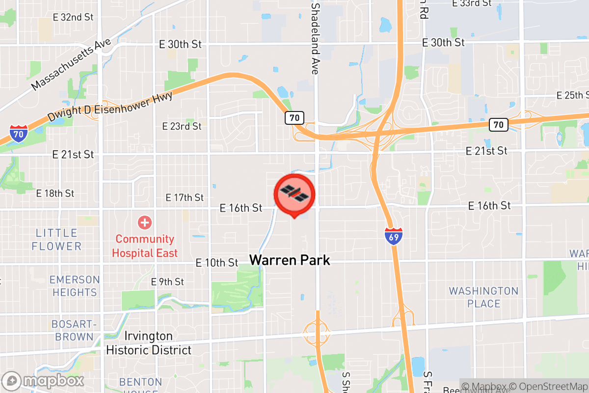 Static map screenshot of the place