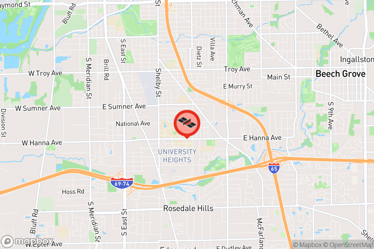 Static map screenshot of the place