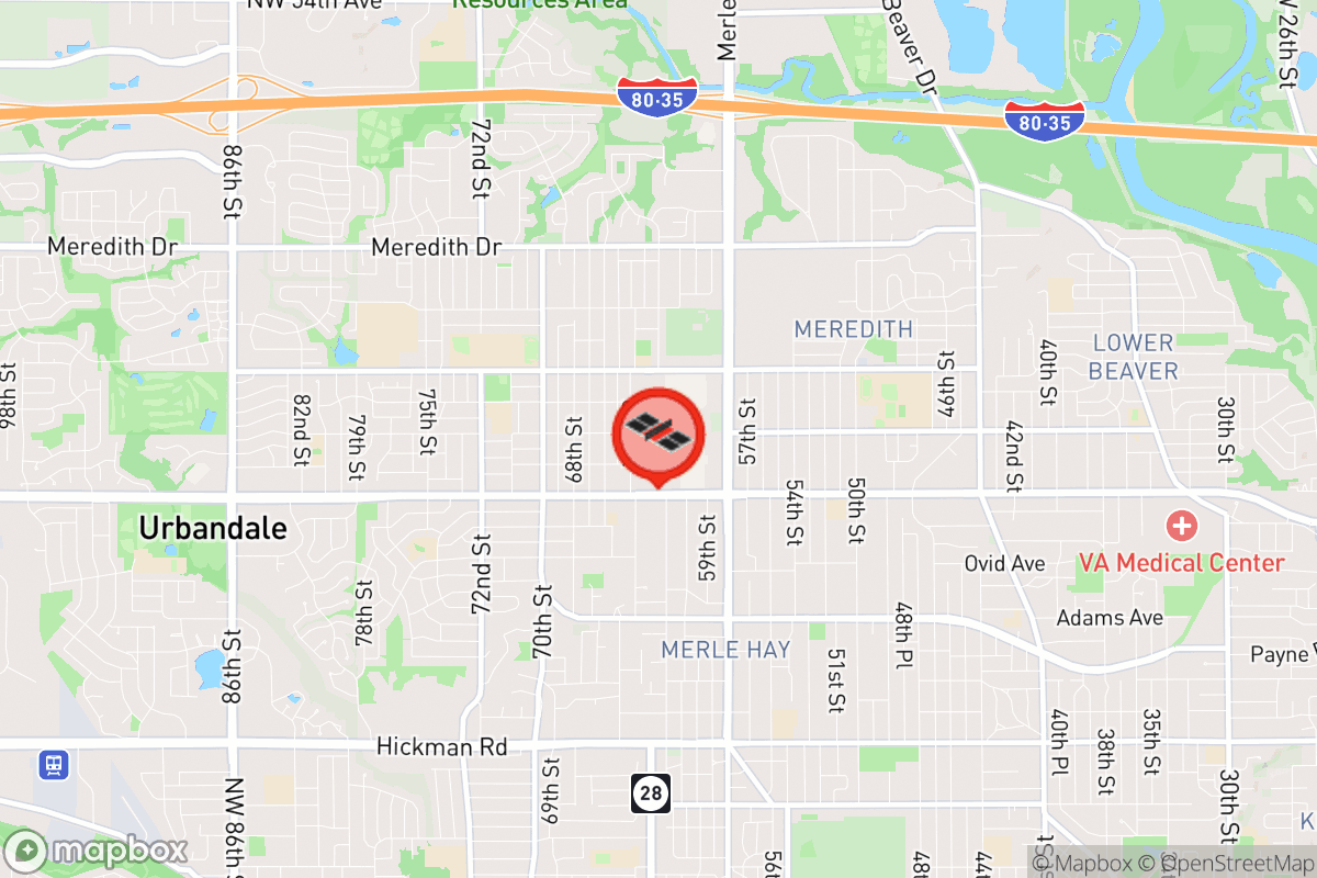 Static map screenshot of the place