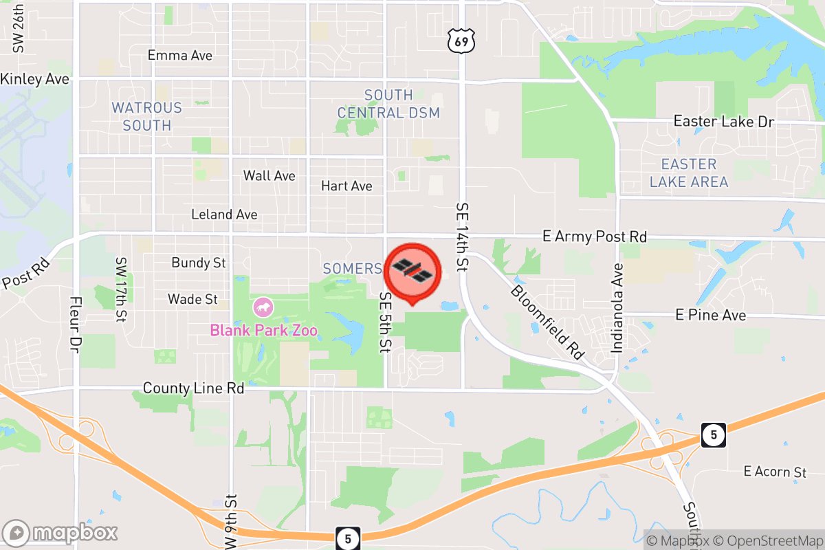 Static map screenshot of the place