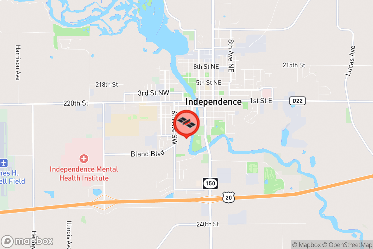 Static map screenshot of the place