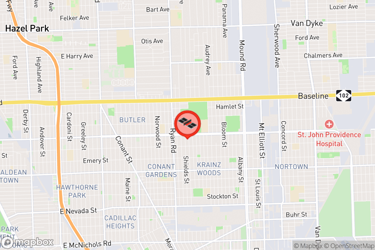 Static map screenshot of the place