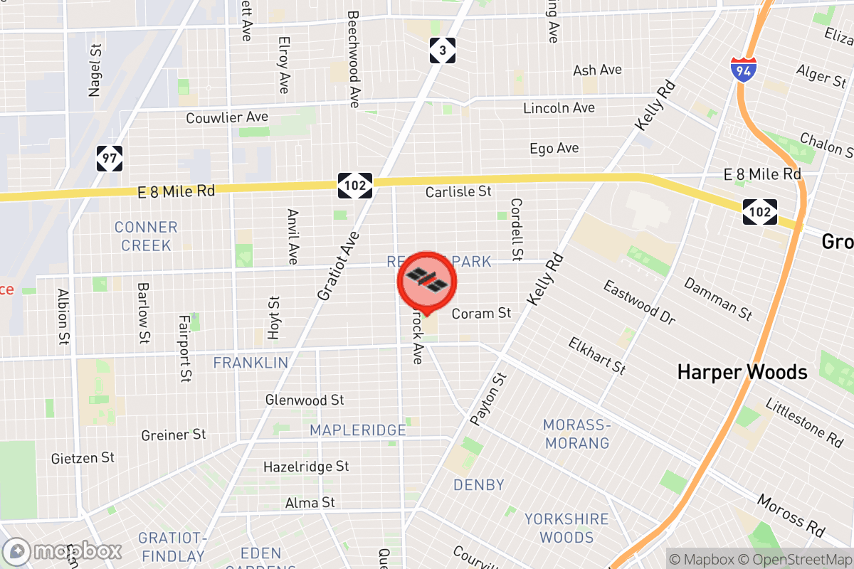 Static map screenshot of the place