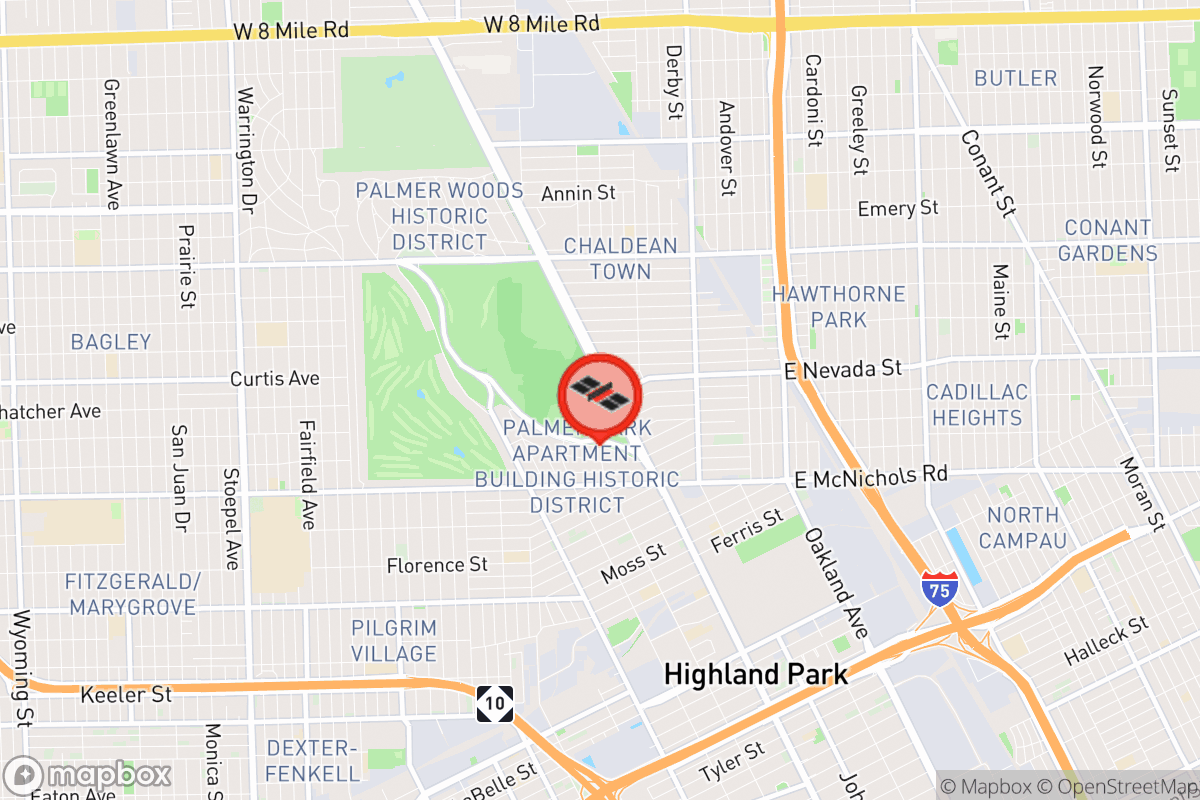 Static map screenshot of the place