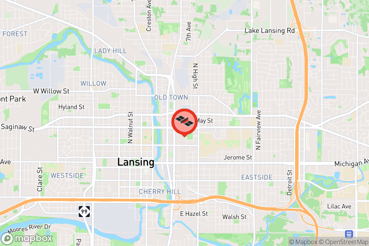 Static map screenshot of the place