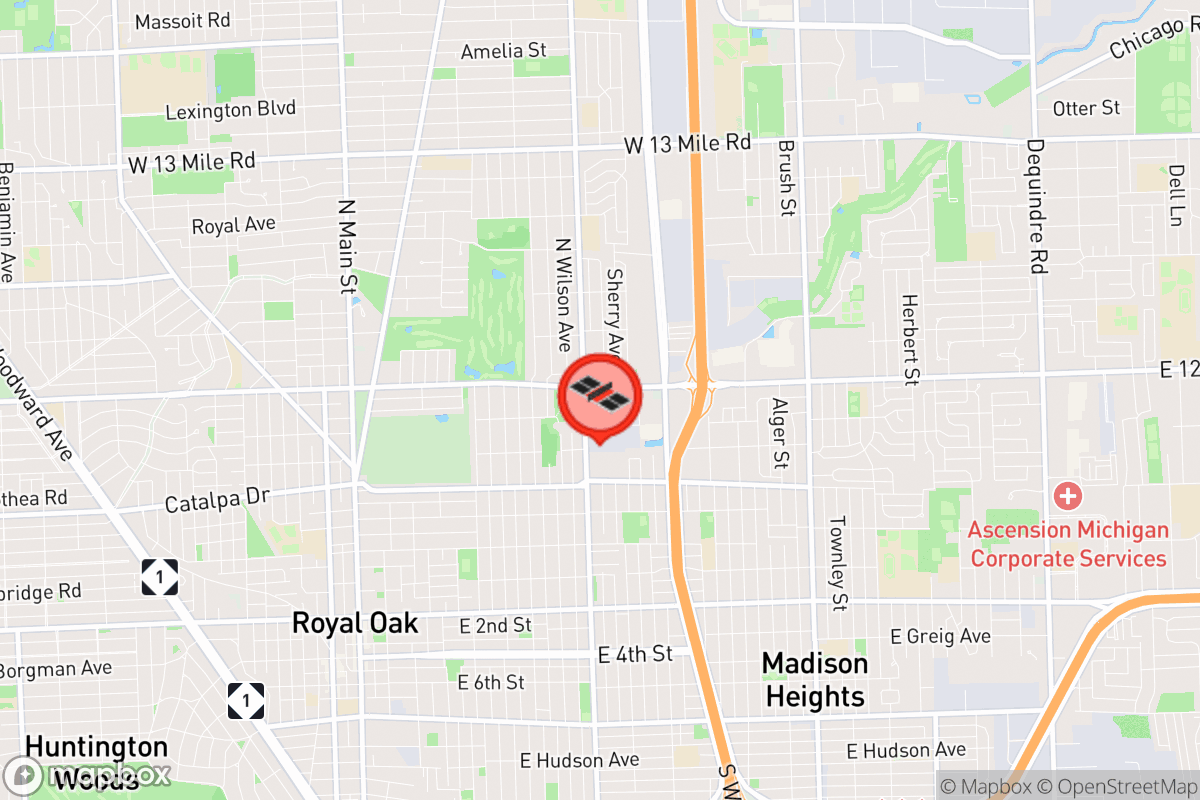 Static map screenshot of the place