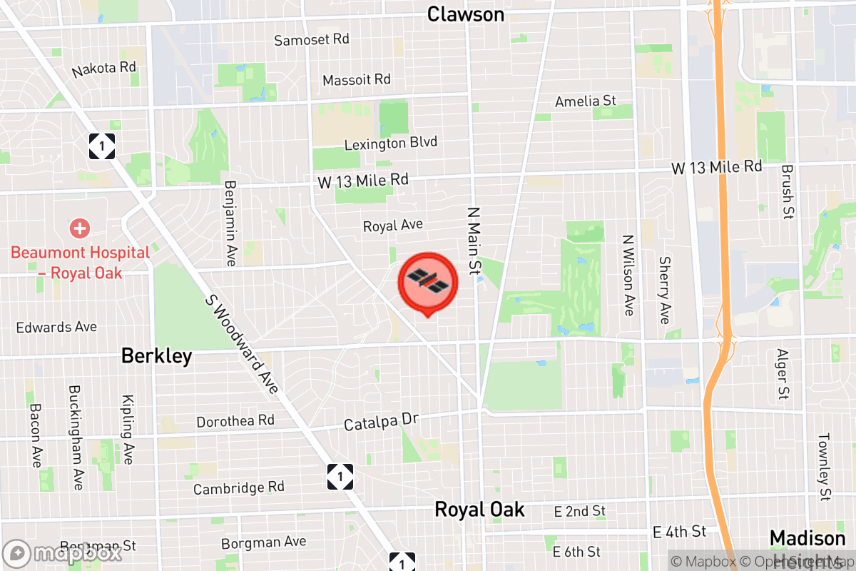 Static map screenshot of the place