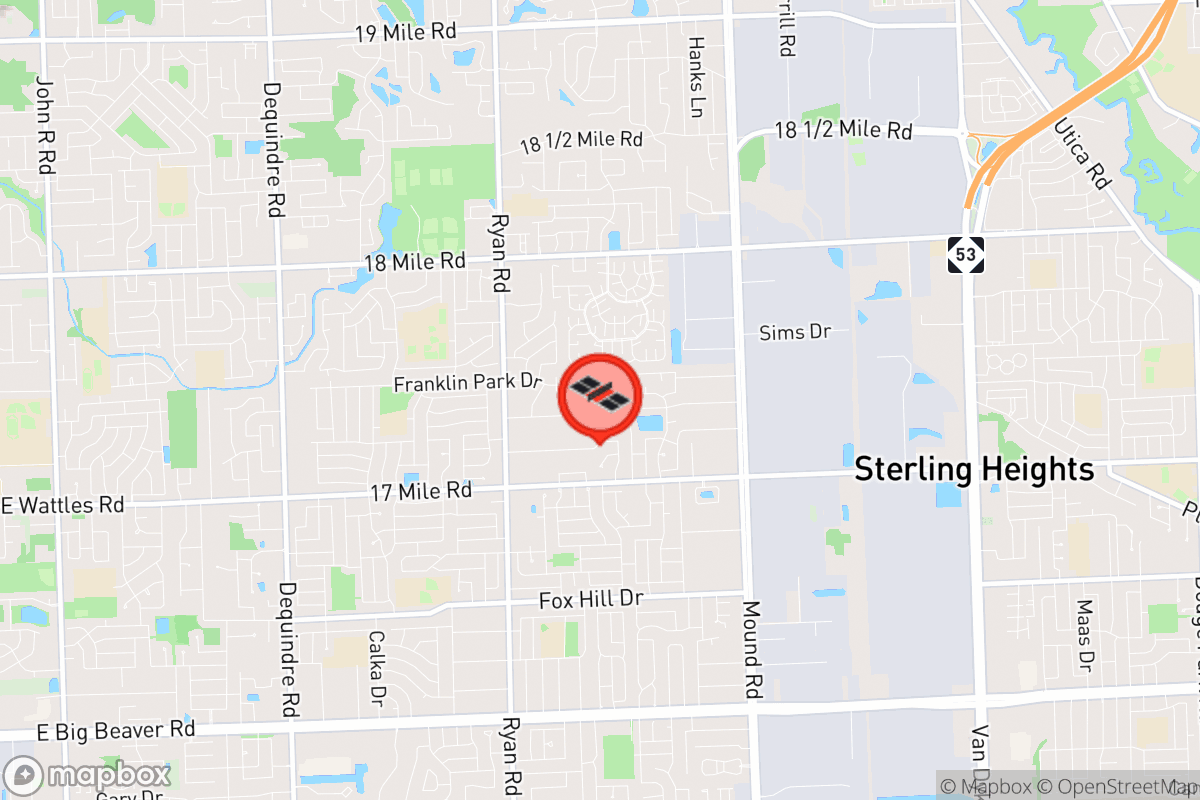 Static map screenshot of the place