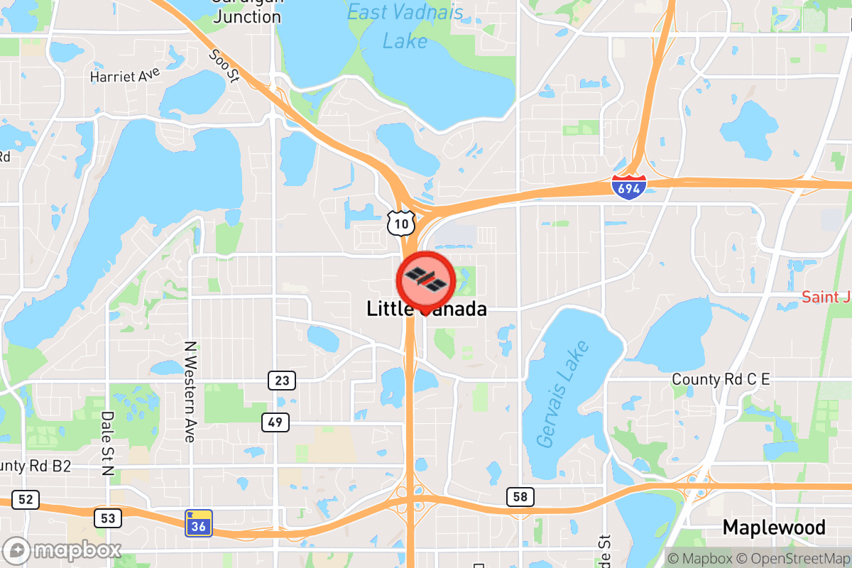 Static map screenshot of the place