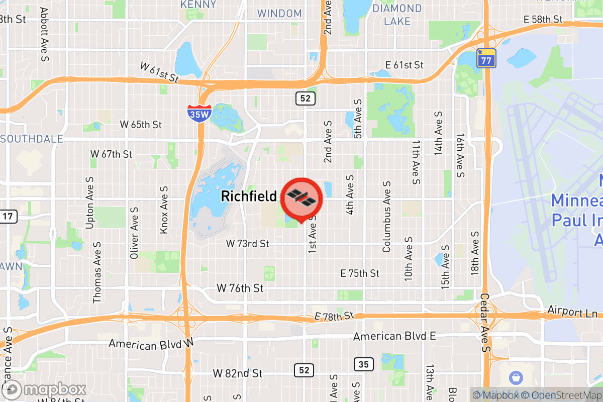 Static map screenshot of the place