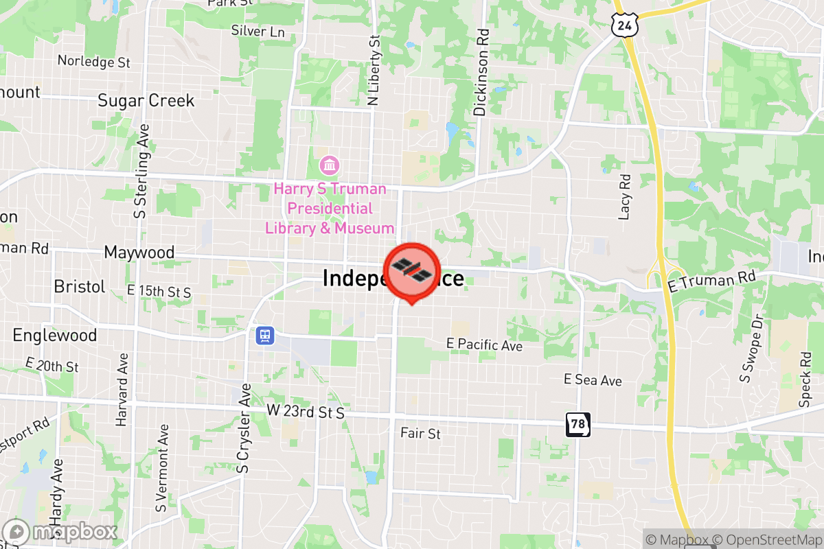 Static map screenshot of the place