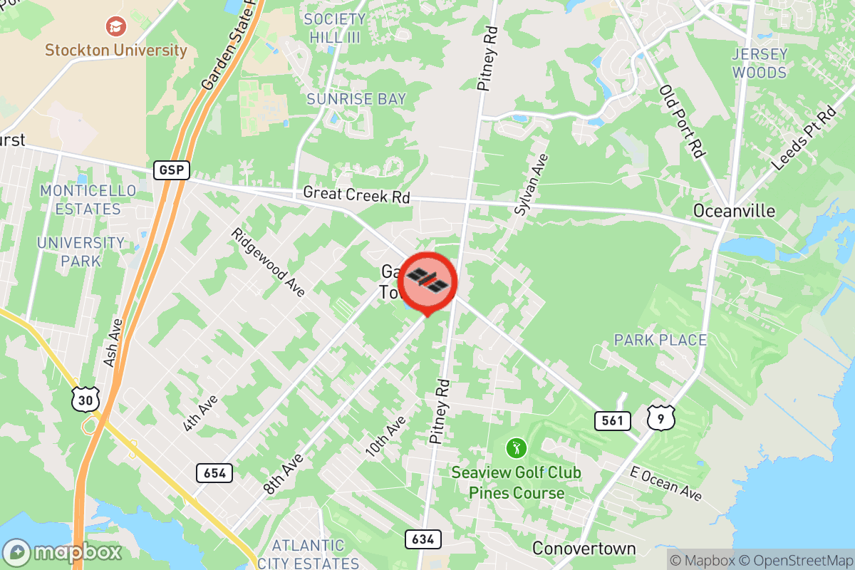 Static map screenshot of the place